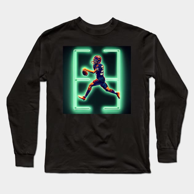 football player Long Sleeve T-Shirt by ComicsFactory